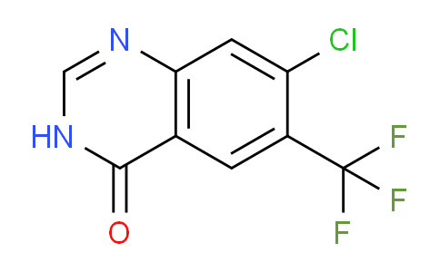 CAS No. 1698027-37-0, 7-Chloro-6-(trifluoromethyl)quinazolin-4(3H)-one