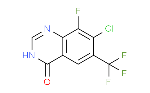 CAS No. 1698027-65-4, 7-Chloro-8-fluoro-6-(trifluoromethyl)quinazolin-4(3H)-one