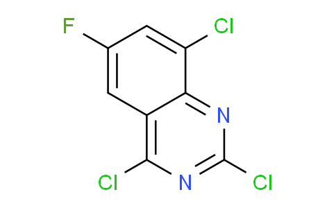 CAS No. 1702815-70-0, 2,4,8-Trichloro-6-fluoroquinazoline