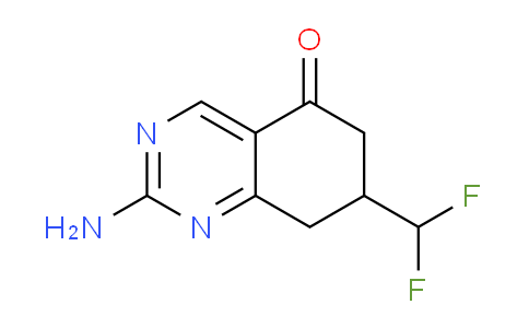 CAS No. 1706441-54-4, 2-Amino-7-(difluoromethyl)-7,8-dihydroquinazolin-5(6H)-one