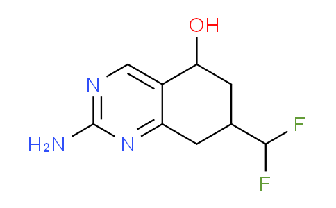CAS No. 1706452-58-5, 2-Amino-7-(difluoromethyl)-5,6,7,8-tetrahydroquinazolin-5-ol