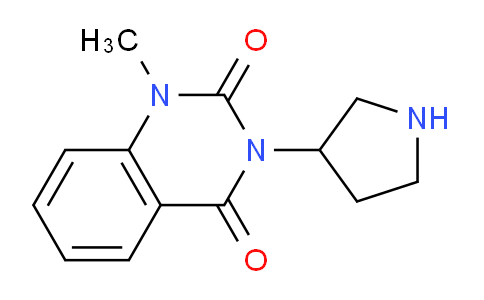 CAS No. 1708288-38-3, 1-Methyl-3-(pyrrolidin-3-yl)quinazoline-2,4(1H,3H)-dione