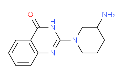 CAS No. 1708427-92-2, 2-(3-Aminopiperidin-1-yl)quinazolin-4(3H)-one