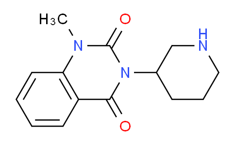 CAS No. 1710195-12-2, 1-Methyl-3-(piperidin-3-yl)quinazoline-2,4(1H,3H)-dione