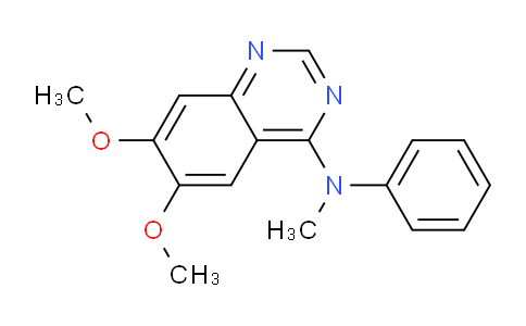 CAS No. 174892-57-0, 6,7-Dimethoxy-N-methyl-N-phenylquinazolin-4-amine