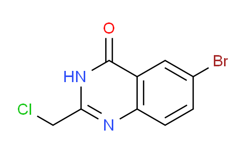 CAS No. 177167-05-4, 6-Bromo-2-(chloromethyl)quinazolin-4(3H)-one
