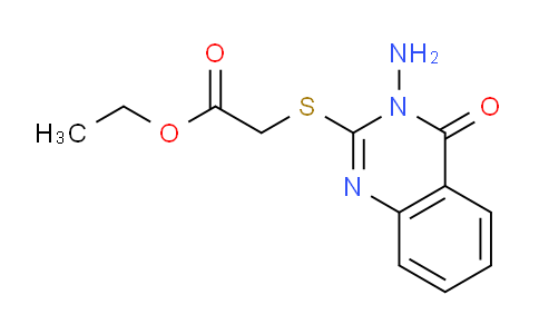 CAS No. 177592-08-4, Ethyl 2-((3-amino-4-oxo-3,4-dihydroquinazolin-2-yl)thio)acetate