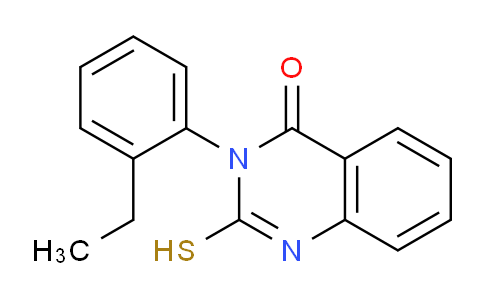 CAS No. 177951-34-7, 3-(2-Ethylphenyl)-2-mercaptoquinazolin-4(3H)-one