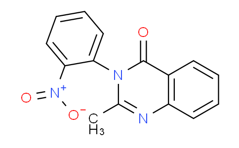 CAS No. 1788-94-9, 2-Methyl-3-(2-nitrophenyl)quinazolin-4(3H)-one