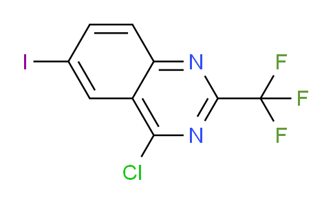 CAS No. 179598-70-0, 4-Chloro-6-iodo-2-(trifluoromethyl)quinazoline