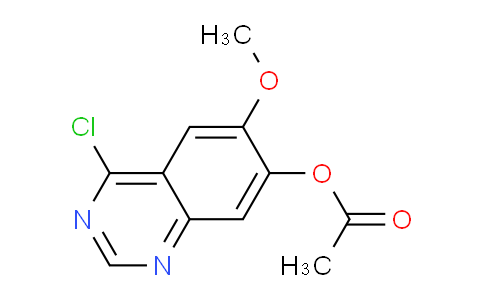 CAS No. 179688-03-0, 4-Chloro-6-methoxyquinazolin-7-yl acetate