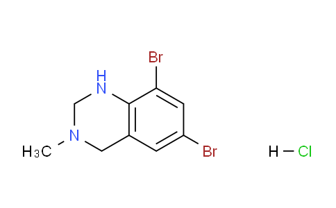 CAS No. 1796928-60-3, 6,8-Dibromo-3-methyl-1,2,3,4-tetrahydroquinazoline hydrochloride
