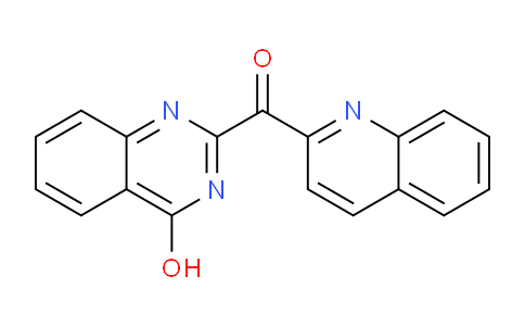 CAS No. 1797984-42-9, (4-Hydroxyquinazolin-2-yl)(quinolin-2-yl)methanone