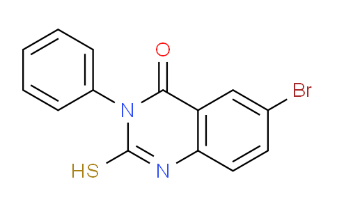 CAS No. 18009-07-9, 6-Bromo-2-mercapto-3-phenylquinazolin-4(3H)-one