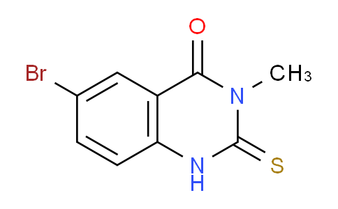 CAS No. 18009-15-9, 6-Bromo-3-methyl-2-thioxo-2,3-dihydroquinazolin-4(1H)-one
