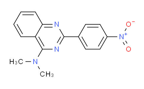 CAS No. 180906-19-8, N,N-Dimethyl-2-(4-nitrophenyl)quinazolin-4-amine