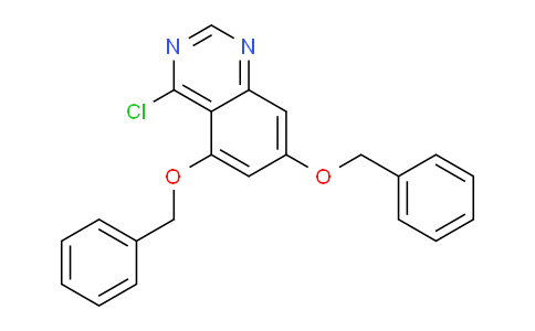 CAS No. 1823269-56-2, 5,7-Bis(benzyloxy)-4-chloroquinazoline
