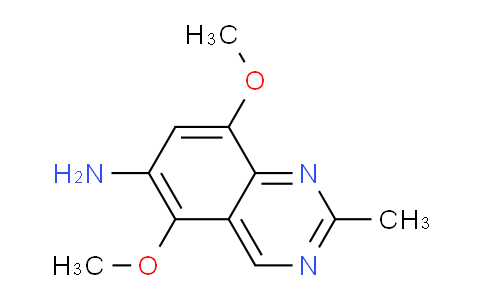 CAS No. 1823498-67-4, 5,8-Dimethoxy-2-methylquinazolin-6-amine