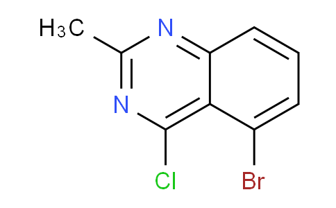 CAS No. 1823899-28-0, 5-Bromo-4-chloro-2-methylquinazoline