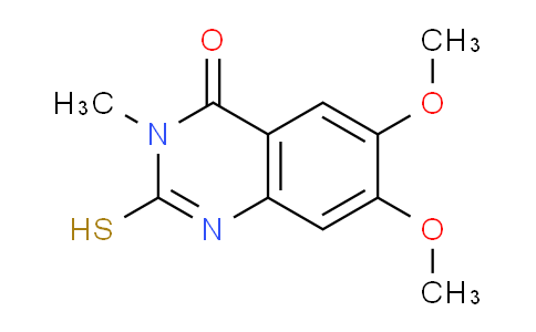 CAS No. 183170-38-9, 2-Mercapto-6,7-dimethoxy-3-methylquinazolin-4(3H)-one