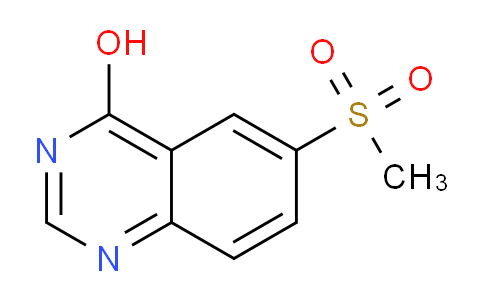 CAS No. 183322-50-1, 6-(Methylsulfonyl)quinazolin-4-ol