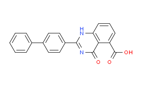 CAS No. 188690-15-5, 2-([1,1'-Biphenyl]-4-yl)-4-oxo-1,4-dihydroquinazoline-5-carboxylic acid