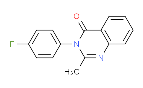 CAS No. 1897-80-9, 3-(4-Fluorophenyl)-2-methylquinazolin-4(3H)-one