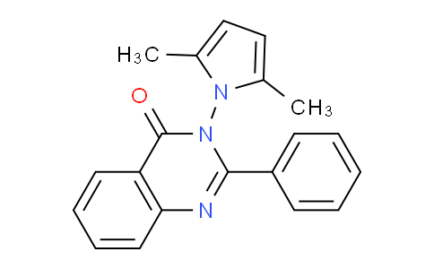 CAS No. 190514-67-1, 3-(2,5-Dimethyl-1H-pyrrol-1-yl)-2-phenylquinazolin-4(3H)-one