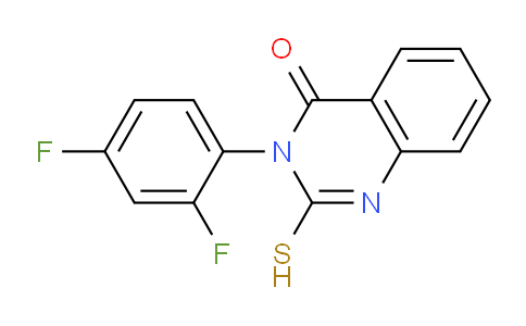 CAS No. 19062-31-8, 3-(2,4-Difluorophenyl)-2-mercaptoquinazolin-4(3H)-one