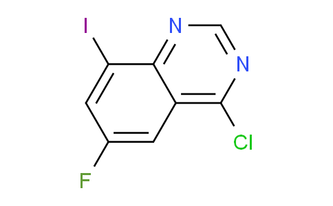CAS No. 1909319-90-9, 4-Chloro-6-fluoro-8-iodoquinazoline