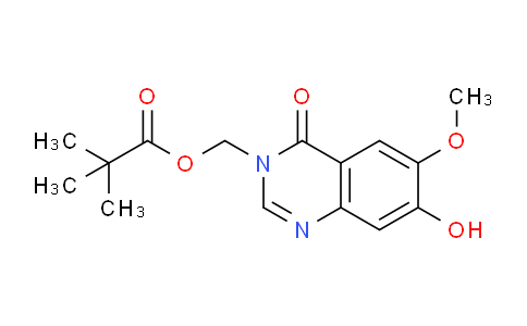 MC780180 | 193002-25-4 | (7-Hydroxy-6-methoxy-4-oxoquinazolin-3(4H)-yl)methyl pivalate