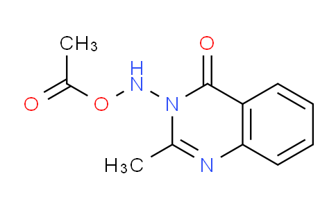 CAS No. 194536-03-3, 3-(Acetoxyamino)-2-methylquinazolin-4(3H)-one