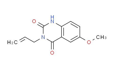 CAS No. 194715-44-1, 3-Allyl-6-methoxyquinazoline-2,4(1H,3H)-dione