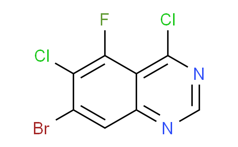 CAS No. 1956325-83-9, 7-Bromo-4,6-dichloro-5-fluoroquinazoline