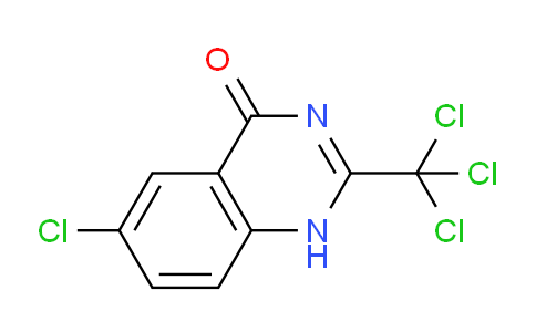 CAS No. 19806-86-1, 6-Chloro-2-(trichloromethyl)quinazolin-4(1H)-one