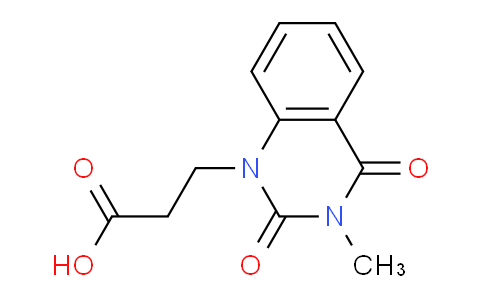 CAS No. 199915-83-8, 3-(3-Methyl-2,4-dioxo-3,4-dihydroquinazolin-1(2H)-yl)propanoic acid