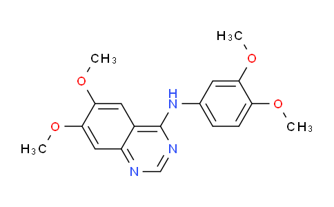 CAS No. 202475-65-8, N-(3,4-Dimethoxyphenyl)-6,7-dimethoxyquinazolin-4-amine