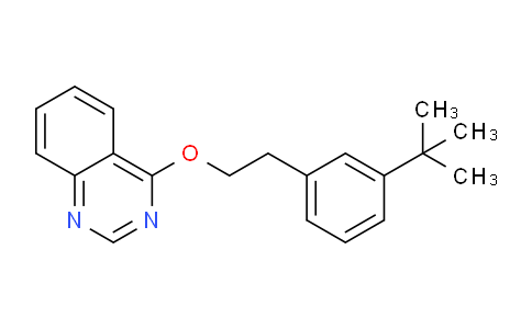 CAS No. 207598-17-2, 4-(3-(tert-Butyl)phenethoxy)quinazoline