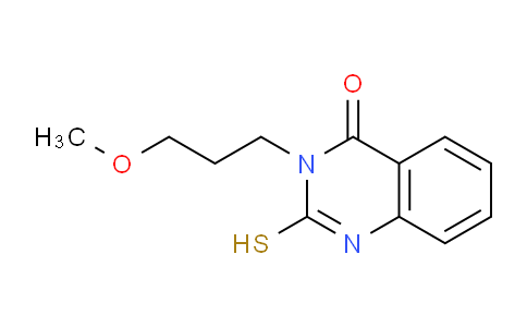 CAS No. 216880-47-6, 2-Mercapto-3-(3-methoxypropyl)quinazolin-4(3H)-one
