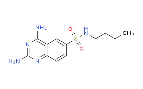CAS No. 21811-08-5, 2,4-Diamino-N-butylquinazoline-6-sulfonamide