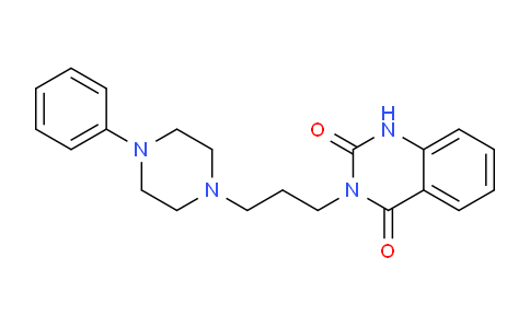CAS No. 2208-51-7, 3-(3-(4-Phenylpiperazin-1-yl)propyl)quinazoline-2,4(1H,3H)-dione