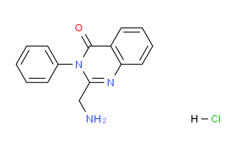 CAS No. 22126-93-8, 2-(Aminomethyl)-3-phenylquinazolin-4(3H)-one hydrochloride