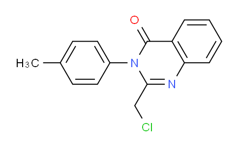 CAS No. 22312-80-7, 2-(Chloromethyl)-3-(p-tolyl)quinazolin-4(3H)-one
