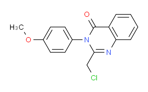 CAS No. 22312-82-9, 2-(Chloromethyl)-3-(4-methoxyphenyl)quinazolin-4(3H)-one