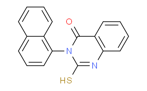 CAS No. 22453-82-3, 2-Mercapto-3-(naphthalen-1-yl)quinazolin-4(3H)-one