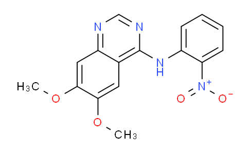 CAS No. 229476-52-2, 6,7-Dimethoxy-N-(2-nitrophenyl)quinazolin-4-amine