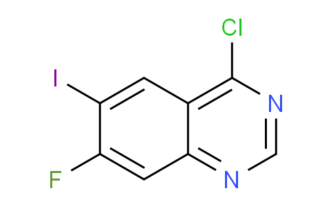 CAS No. 231278-64-1, 4-Chloro-7-fluoro-6-iodoquinazoline