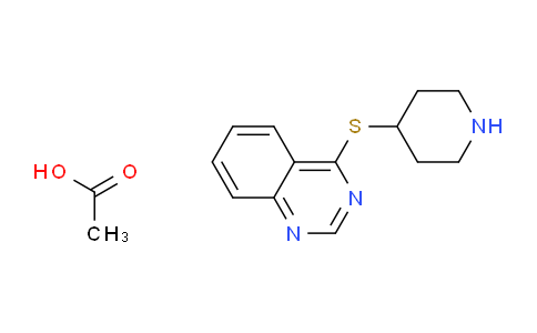 CAS No. 232618-32-5, 4-(Piperidin-4-ylthio)quinazoline acetate