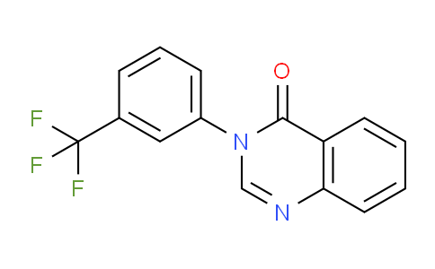 CAS No. 24122-28-9, 3-(3-(Trifluoromethyl)phenyl)quinazolin-4(3H)-one