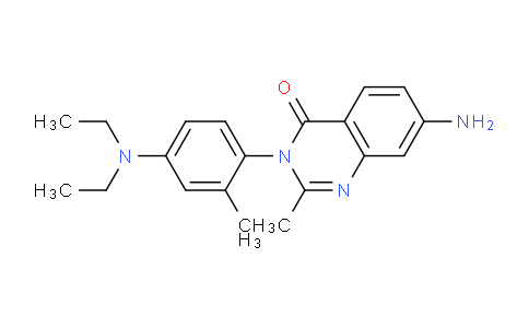 CAS No. 24294-79-9, 7-Amino-3-(4-(diethylamino)-2-methylphenyl)-2-methylquinazolin-4(3H)-one